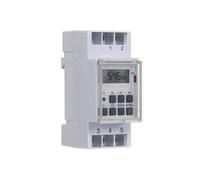 Perel Minuteur hebdomadaire, numérique, montage sur rail DIN, 230 V, 16 A, 3600 W, pour usage intérieur, blanc