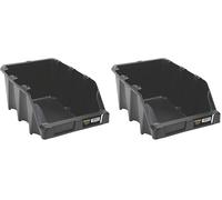 Perel OMSB36 Bac à bec 217 x 360 x 155 mm Noir (Lot de 2)