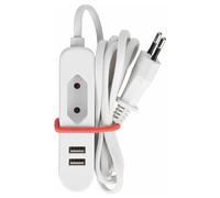 PEREL Prise Euro 1 voie USB