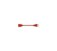 Perel Rallonge, H05VV-F 3G1.5, 20 m, 16 A/230 V, 3500 W, Type E/F, Schuko, Usage intérieur, PVC, Orange