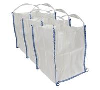 Perel Sac à gravats, 2 poignées, 55 L, 40 x 40 x 45 cm (Lot de 3)