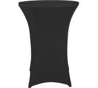Perel Standing table cover Housse de table de bar noir FP201