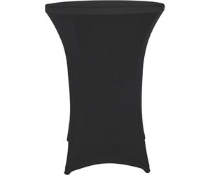 Perel Standing table cover Housse de table de bar noir FP201