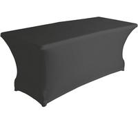 Perel table cover Housse de table noir FP411