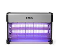 Perel Tue-insectes électrique GIK08N1 - 2x10W UV - 2800V 80 m² - silencieux - bac métallique