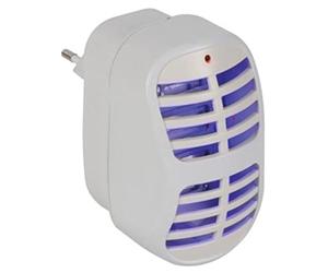 Perel Tueur d Insectes LED UV électrique, Grille 900V, modèle Mural Plug-and-Play, Fonctionnement Silencieux, Couverture 20 m², Appareil Compact pour intérieur