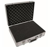 Perel Tools Valise à outils 1819-42A Aluminium 455 x 330 x 152 mm Mousse prédécoupée Noir