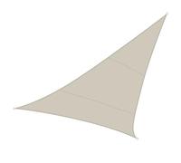 Perel Tools – Voile d'ombrage GSS3500 Triangle 5x5x5 m Polyester respirant déperlant UV 90% Crème