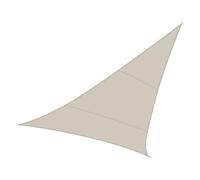 Perel Tools – Voile d'ombrage GSS3500 Triangle 5x5x5 m Polyester respirant déperlant UV 90% Crème