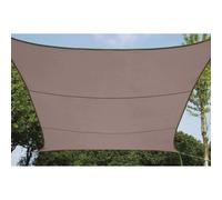 Voile d'Ombrage - Carrée - 3,6 X 3,6 M - Couleur : Taupe