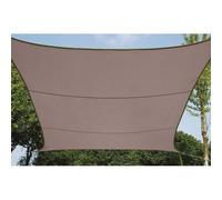 Perel VOILE SOLAIRE - CARRÉ - 5 x 5 m - COULEUR: GRIS TAUPE