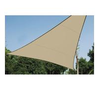 Perel VOILE SOLAIRE PERMÉABLE - TRIANGLE - 3.6 x 3.6 x 3.6 m - COULEUR : CHAMPAGNE