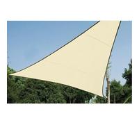 Perel VOILE SOLAIRE PERMÉABLE - TRIANGLE - 5 x 5 x 5 m - COULEUR : CHAMPAGNE