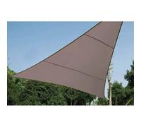 Perel VOILE SOLAIRE - TRIANGLE - 3.6 x 3.6 x 3.6 m - COULEUR: GRIS TAUPE