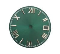 Perfeclan Cadran de Montre à Chiffres Romains 28.5mm, Facile à Installer, Artisanat raffiné, Cadran de Montre en métal Robuste, Remplacement pour Mouvement NH35