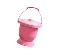 perfeclan Crachoir avec couvercle, urinoir de nuit, pot de chambre, seau à pipi pour enfants, adultes, femmes, et personnes âgées, Rose