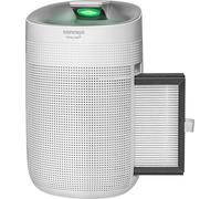Perfect Air OV1200 2 en 1 Déshumidificateur et purificateur d'air 750 ml/jour pour des pièces jusqu'à 25m2 Filtration en 3 étapes Hepa 13 Filtre à charbon Purificateur d'air ambiant 1L Blanc