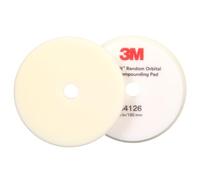 Perfect-It - Tampon de lustrage orbital en mousse 3M, 150 mm, 34126 | Blanche