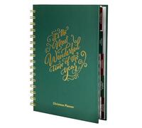 Perfect Planner Company - Planificateur de Noël, Carnet à Relié A5 - Parfait pour la Budgétisation - Compte à Rebours Hebdo avec Liste de Courses - Planificateur de Repas Quotidien - 100 pages