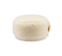 Perfect Wool Coussin de méditation en Laine mérinos, Rond Ø30 cm, Rembourrage Sarrasin - Idéal Yoga, méditation, Coussin de Sol et siège