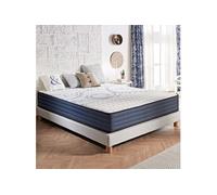 NATURALEX - Matelas PerfectSleep 140x200 cm - 26 cm - Hybride - Ressorts Ensachés - Soutien Mousse à mémoire + Blue Latex - Confort Mi-Ferme - Réversible - Couchage Indépendant - Fabriqué en Europe