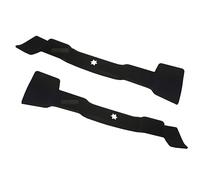perfektGarten 2 lames de tondeuse autoportée 49 cm compatibles avec Cub Cadet XT1 OR95, XT2 PR95, XT3 QR95 / 742-05255, 742-05256