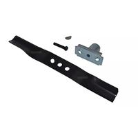 perfektGarten Lame de 53 cm + support de lame + cale + vis compatible avec tondeuses Einhell