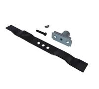 perfektGarten Lame mulching 55 cm + support de lame + cale + vis compatible avec les tondeuses Güde