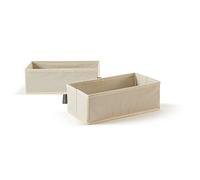 Perfetto Più Parfait Plus EasyBox Organiseur tiroir TNT, Tissu, Ecru, 28.0 x 14.0 x 9.0 cm