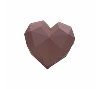 perfk Boîte à Fleurs Coeur Géométrique Coffret Étui Coffret Cadeau Contenant Étanche pour Roses et eau Finition Moderne et Artistique Propose Espace pour, Rose