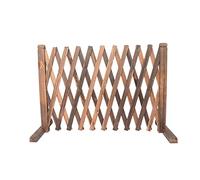 perfk Clôture en Bois Extensible Panneau d'écran de Jardin Pliable Porte de Jardin autoportante Clôture en Treillis Accessoires Photo pour extérieur Maison