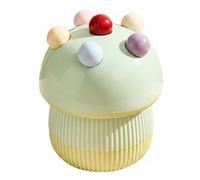 perfk Fourchette à Dessert Fourchette à Fruits Pique Tapas Couverts de Table en Acier Inoxydable Tiges Arrondies Support en Forme de Maison pour Rangement Adaptée au Cuisine Bureau, Green