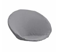 perfk Housse de Chaise de Soucoupe Ronde, Housse de Chaise Douce Amovible en Polyester Anti-dérapant à Haute élasticité, pour Meub, Gris