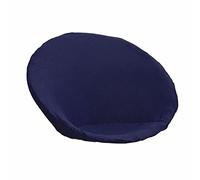 perfk Housse de Chaise de Soucoupe Ronde, Housse de Chaise Douce Amovible en Polyester Anti-dérapant à Haute élasticité, pour Meub, Bleu foncé