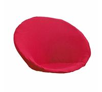 perfk Housse de Chaise de Soucoupe Ronde, Housse de Chaise Douce Amovible en Polyester Anti-dérapant à Haute élasticité, pour Meub, Rose