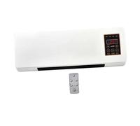perfk Mini Climatiseur Mural avec Télécommande, Climatiseur Portable, Climatisation Split, Prise UE 220 V, pour Bureau, Chambre à Coucher, Salon, 55cmx24cmx12cm