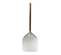 perfk Pelle à Pizza Aluminium Pelle Four Spatule Pâtisserie Plaque Transfert Manche Droit Long pour Contrôle Sûr au Four Bords Arrondis Finition Lisse Four à Bois Food Truck, 16 Pouces 130 40cm