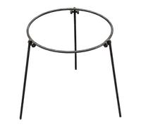 perfk Trépied de, Support de Cuisson Pliable pour, Grille-casseroles et poêles, idéal pour Le Camping, la randonnée, Le Barbecue et, Bague Simple de 34
