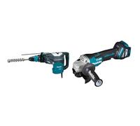 PERFO-BURINEUR MAKITA SDS-MAX 1510 W 52 MM - HR5202C & Meuleuse d'angle 18V LXT Li-Ion Ø125 mm (Produit seul) - MAKITA DGA517Z
