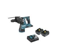 Perfo-burineur MAKITA SDS-Plus 36V - 2 Batteries BL1850B 5.0Ah - 1 chargeur rapide double DC18RD DHR283T2JU
