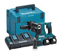 Perfo-burineur SDS+ 36V (2x18V) 28 mm MAKITA - avec 2 batteries 18V 5.0Ah - chargeur - MakPac - DHR281PT2J