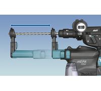 Makita Marteau sans fil avec mandrin échangeable Li-ion XGT 40V, Makpac, sans batterie HR004GZ01
