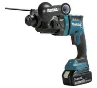 Perfo-burineur SDS-Plus 18 V Li-Ion 18 mm MAKITA - 2 batteries 1 chargeur - en coffret avec accessoires - DHR182RTJ