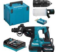 Perfo-burineur SDS-Plus 40 V max 28 mm - MAKITA - avec 1 batterie 40V 4.0Ah - chargeur - MakPac - HR002GM202
