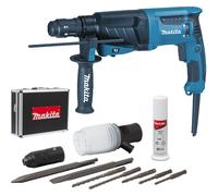 Perfo-burineur SDS-Plus 800W HR2630TX4 + Kit d'accessoires MAKITA