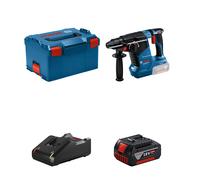Perforateur 18V SDS Plus GBH 18V-24 C + 1 batterie GBA 18V 4 Ah + 1 chargeur GAL 18V-40 BOSCH