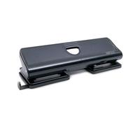 Rapesco Perforateur de bureau 4 trous 720 Métal 22 feuilles Poignée verrouillable Noir