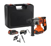 BLACK+DECKER Marteau combiné sans fil, 2x batteries 2,5 Ah BCD900E2K