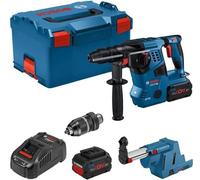 Perforateur Bosch Professional GBH 18V-28CF, 3.3J, avec dispositif d'aspiration GDE 18V-16, 2 batt ProCore 8.0Ah
