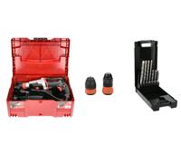 Perforateur burineur 850 W PG26 K + coffret 7 forets béton 2 taillants Thor HANGER
